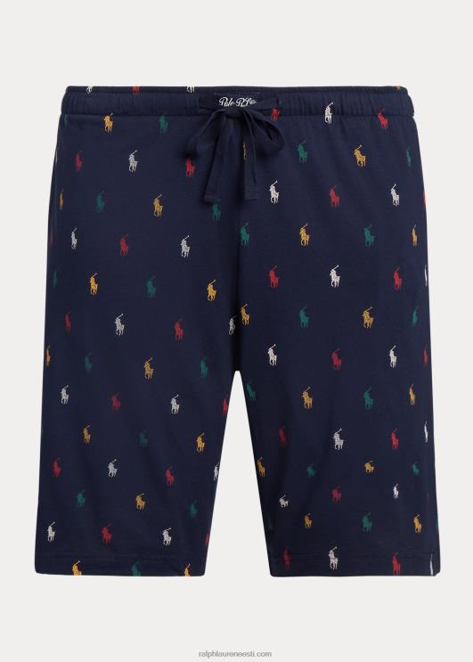 Ralph Lauren mehed signatuur poni magab lühikeseks PR0V8679 tumesinine/roheline/punane/kollane