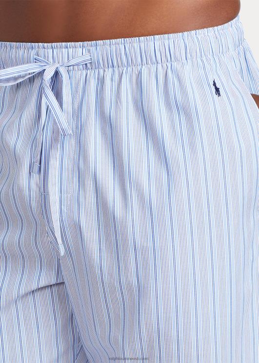 Ralph Lauren mehed triibuline puuvillane pidžaamapüks PR0V1567 andrew stripe/cruise merevägi