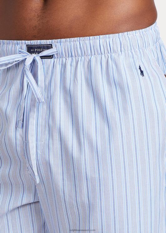 Ralph Lauren mehed triibuline puuvillane pidžaamapüks PR0V8572 Andrew triip