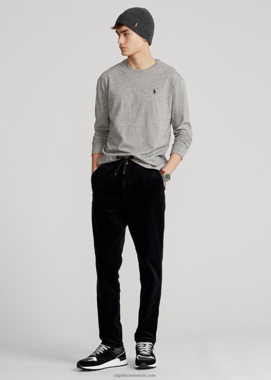 Ralph Lauren mehed jersey pikkade varrukatega t-särk-kõik sobib PR0V182 tume vintage kanarbik