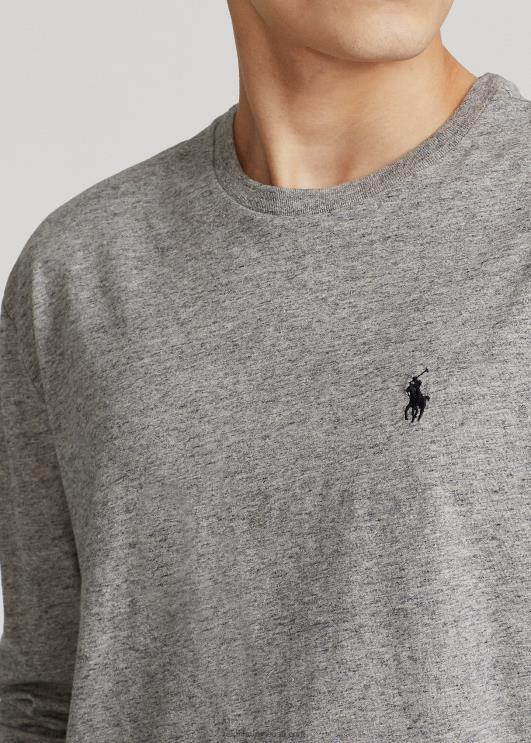 Ralph Lauren mehed jersey pikkade varrukatega t-särk-kõik sobib PR0V182 tume vintage kanarbik