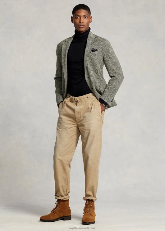 Ralph Lauren mehed pehme puuvillane kilpkaelus PR0V559 must