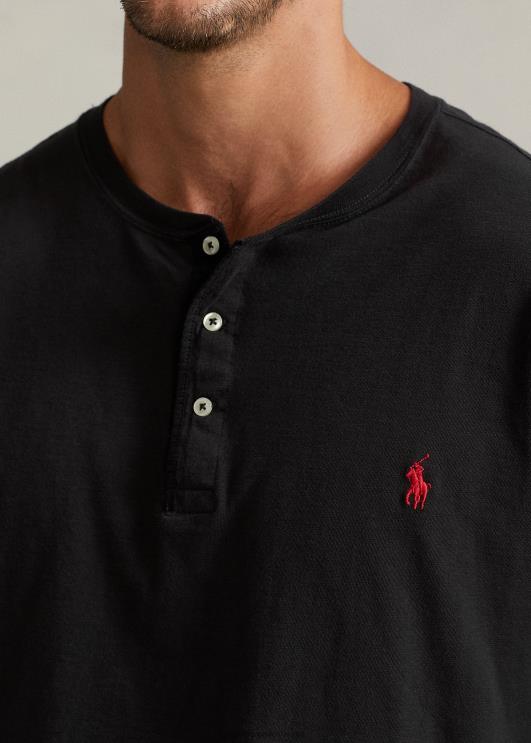 Ralph Lauren mehed slub jersey henley särk PR0V1335 must