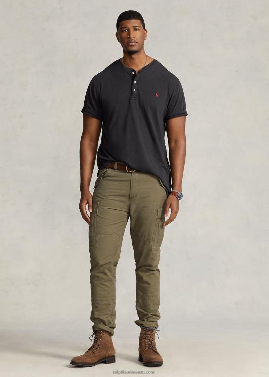 Ralph Lauren mehed slub jersey henley särk PR0V1352 must