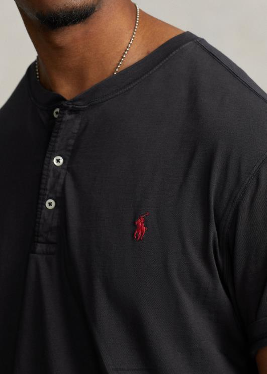 Ralph Lauren mehed slub jersey henley särk PR0V1352 must