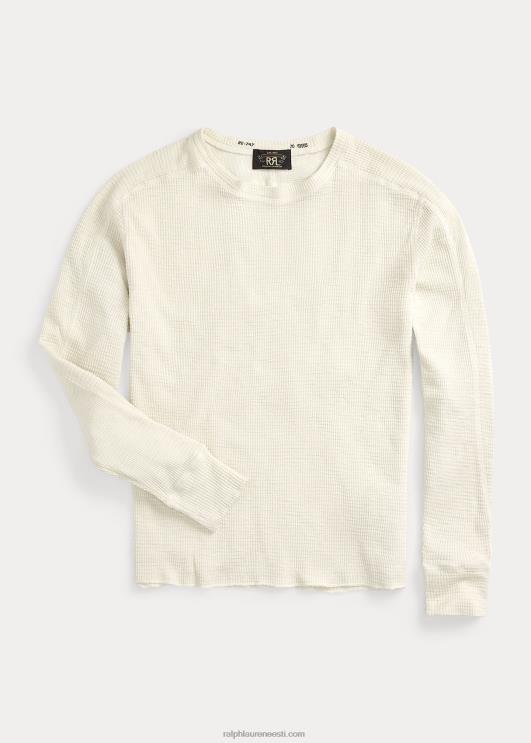 Ralph Lauren mehed tekstuurne kaelus PR0V1692 paber valge