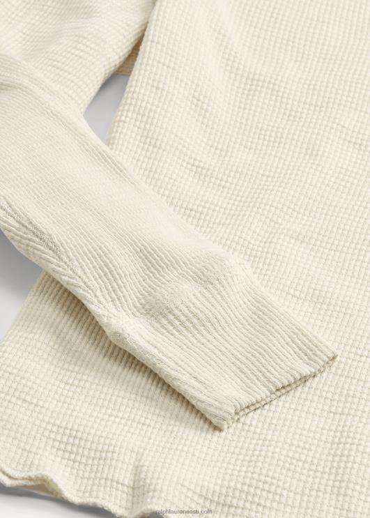 Ralph Lauren mehed tekstuurne kaelus PR0V1692 paber valge