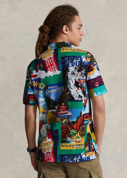 Ralph Lauren mehed Klassikalise istmega süstamustriga võrkpolosärk PR0V918 süsta ekspeditsioon