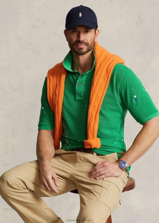 Ralph Lauren mehed hädas olevast võrgust polosärk PR0V1390 tüvi