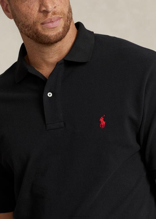 Ralph Lauren mehed ikooniline võrgust polosärk PR0V1816 must/punane