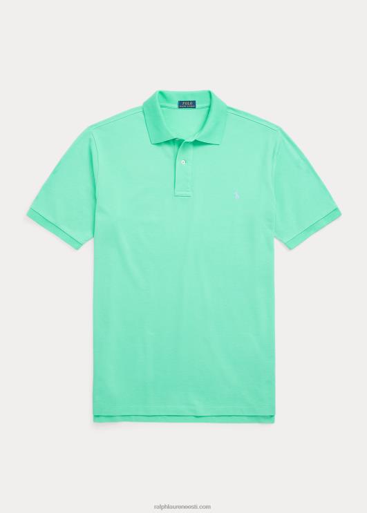 Ralph Lauren mehed ikooniline võrgust polosärk PR0V1824 päikeseloojanguroheline