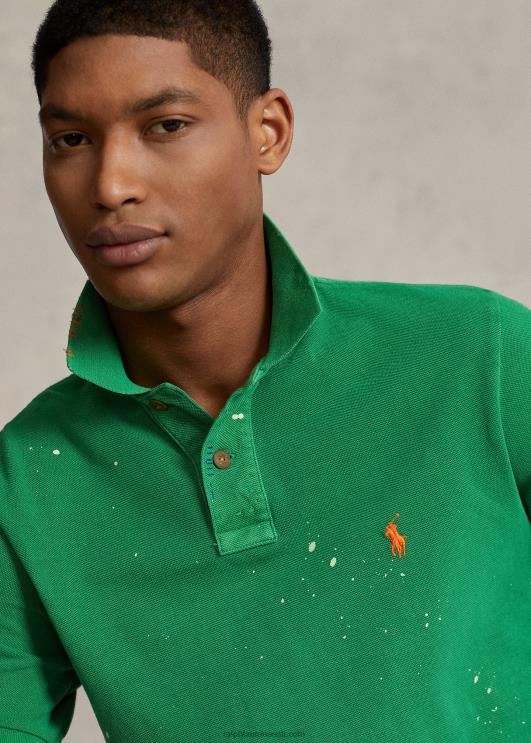 Ralph Lauren mehed klassikaline istuv võrkkangast polosärk PR0V1181 tüvi