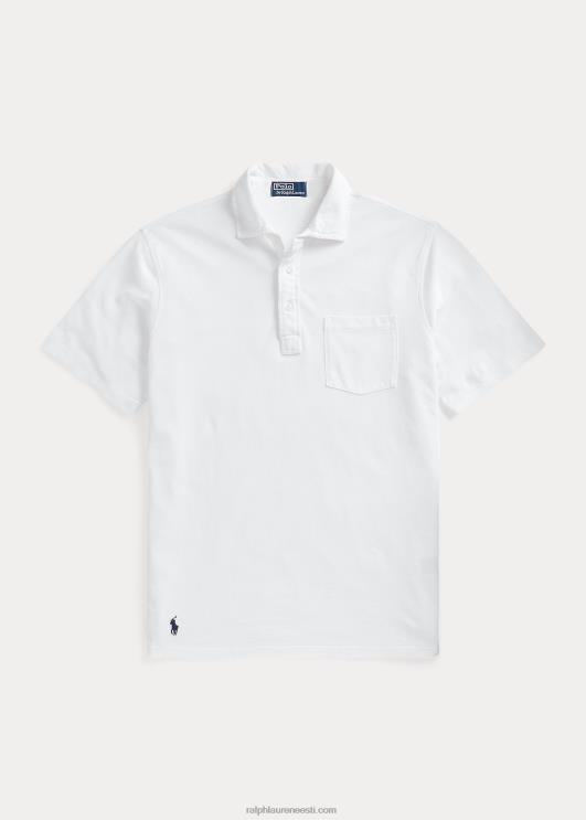 Ralph Lauren mehed klassikaline sulekaaluline võrkpolo PR0V811 valge
