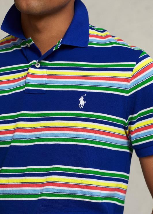 Ralph Lauren mehed klassikaline triibuline võrksärk PR0V722 pärand kuninglik multi
