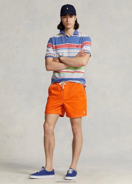 Ralph Lauren mehed klassikaline triibuline võrksärk PR0V8601 sinine multi