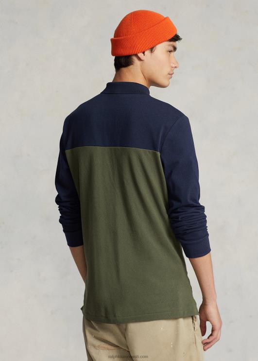 Ralph Lauren mehed klassikaline võrkkangas polosärk PR0V8463 kruiisilaevastiku multi