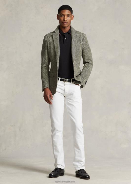 Ralph Lauren mehed klassikaline võrkkangast polosärk PR0V586 must