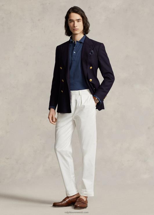 Ralph Lauren mehed kohandatud slim fit jersey polosärk PR0V1123 suvine merevägi