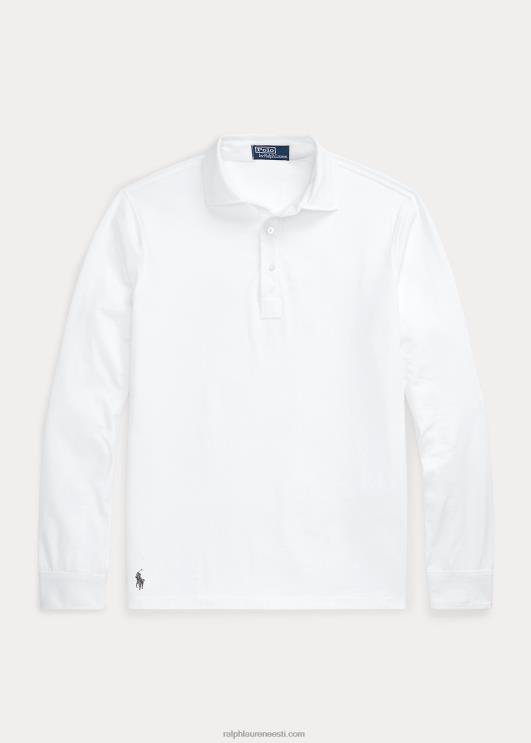 Ralph Lauren mehed kohandatud slim fit jersey polosärk PR0V1124 valge