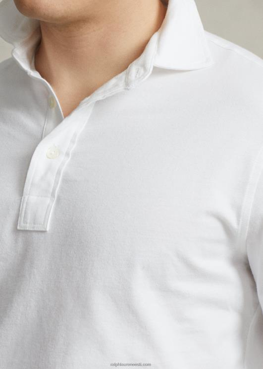 Ralph Lauren mehed kohandatud slim fit jersey polosärk PR0V1124 valge