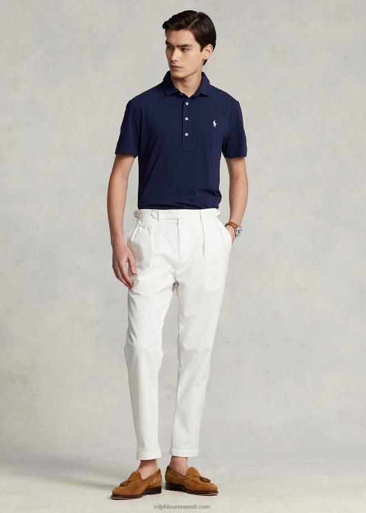 Ralph Lauren mehed kohandatud slim fit performance polosärk PR0V1116 rafineeritud merevägi