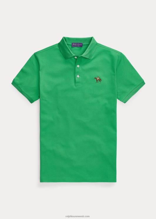 Ralph Lauren mehed kohandatud slim fit pikee polosärk PR0V56 mereroheline