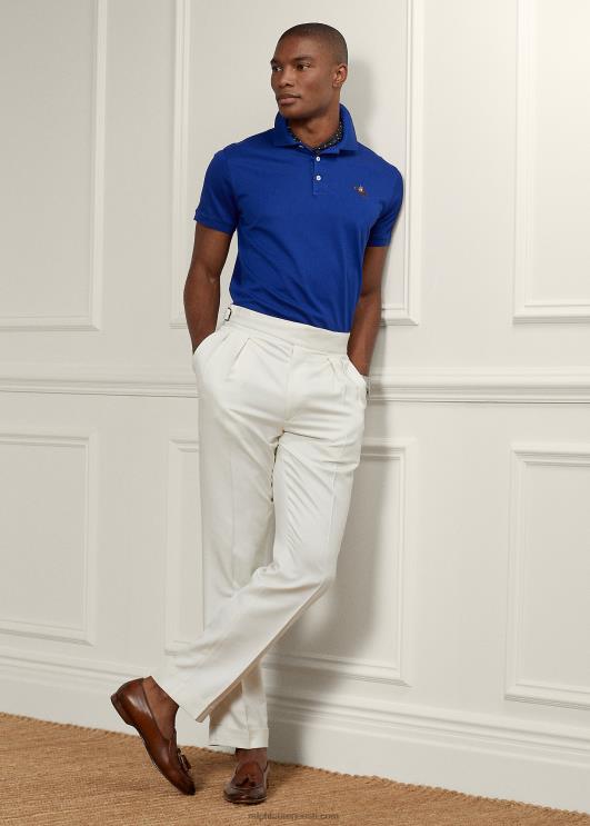 Ralph Lauren mehed kohandatud slim fit pikee polosärk PR0V59 sügavsinine