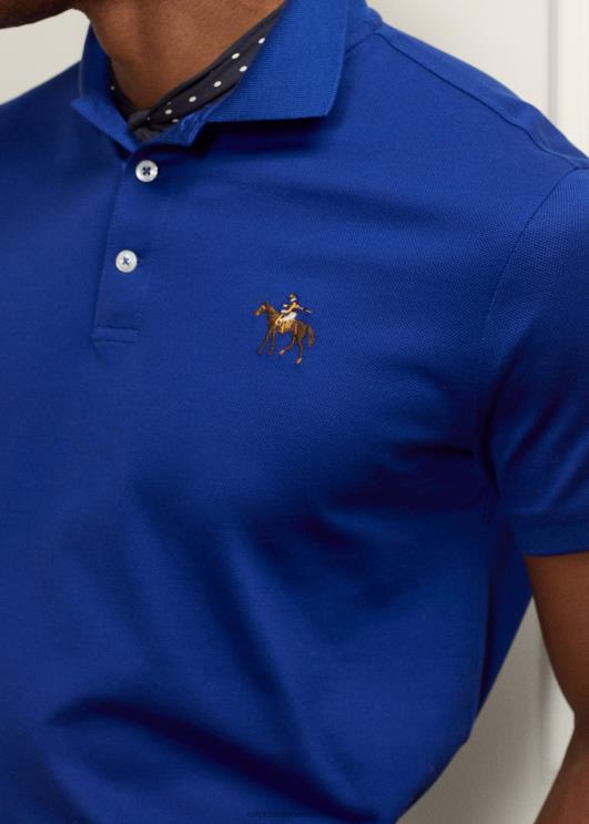 Ralph Lauren mehed kohandatud slim fit pikee polosärk PR0V59 sügavsinine