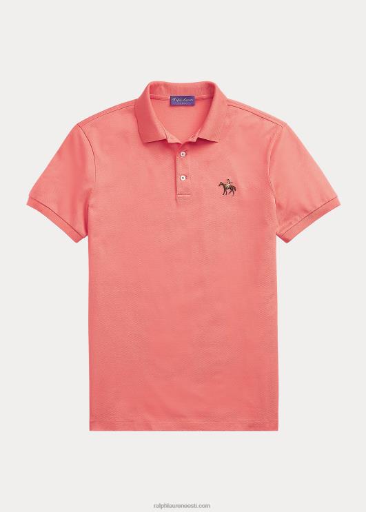 Ralph Lauren mehed kohandatud slim fit pikee polosärk PR0V66 melon