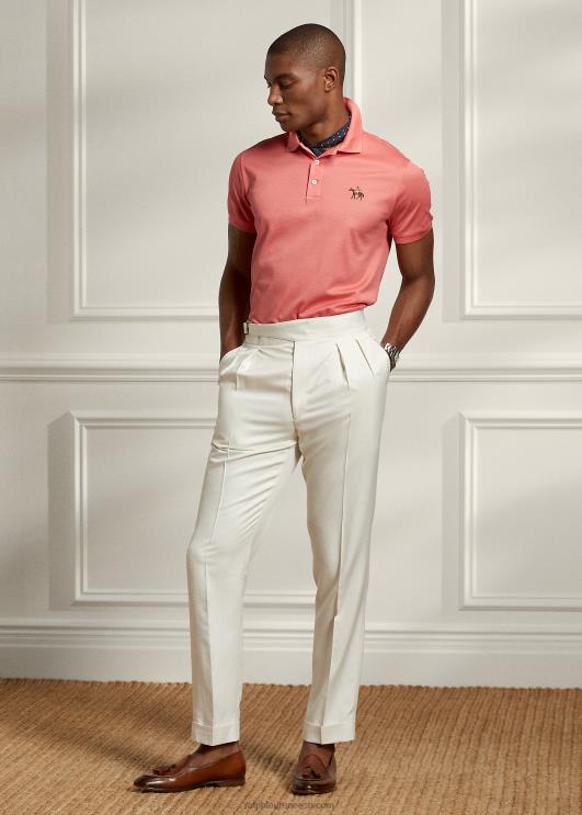 Ralph Lauren mehed kohandatud slim fit pikee polosärk PR0V66 melon