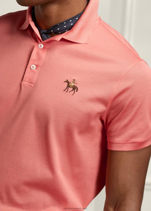 Ralph Lauren mehed kohandatud slim fit pikee polosärk PR0V66 melon