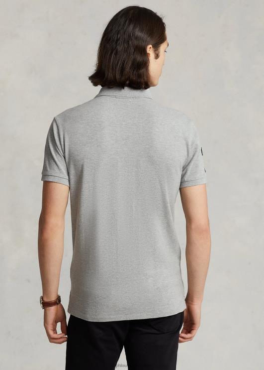 Ralph Lauren mehed kohandatud slim fit suure poni võrguga polosärk PR0V847 ja üle kanarbiku