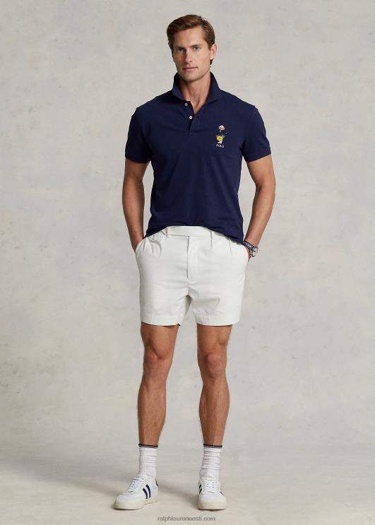 Ralph Lauren mehed kohandatud slim performance karu polo särk PR0V531 rafineeritud merevägi