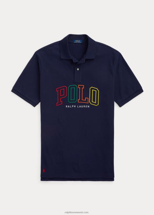 Ralph Lauren mehed logoga võrgust polosärk PR0V1636 kruiisilaevastik