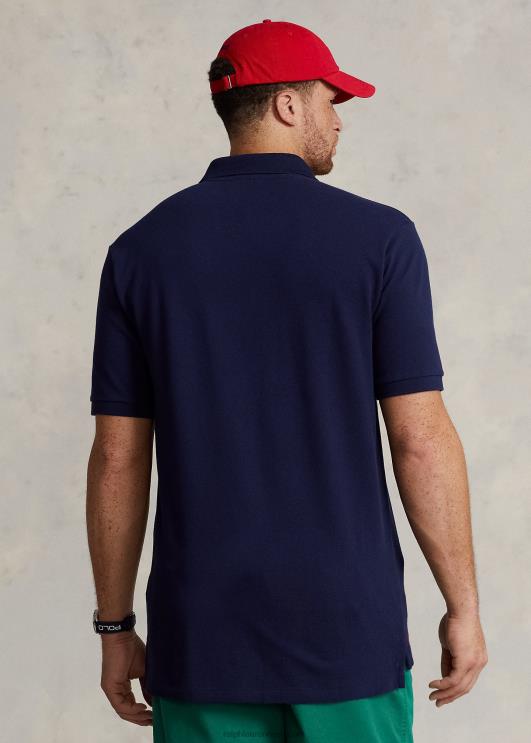 Ralph Lauren mehed logoga võrgust polosärk PR0V1636 kruiisilaevastik