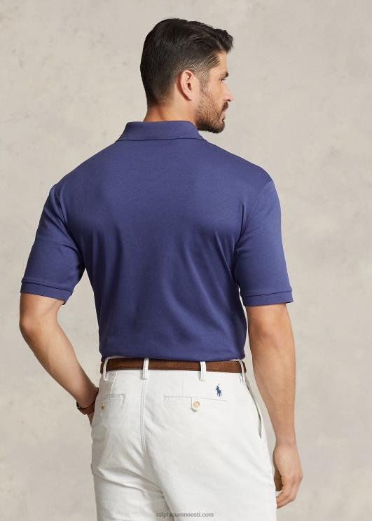 Ralph Lauren mehed pehme puuvillane polosärk PR0V1537 paadikuuri merevägi