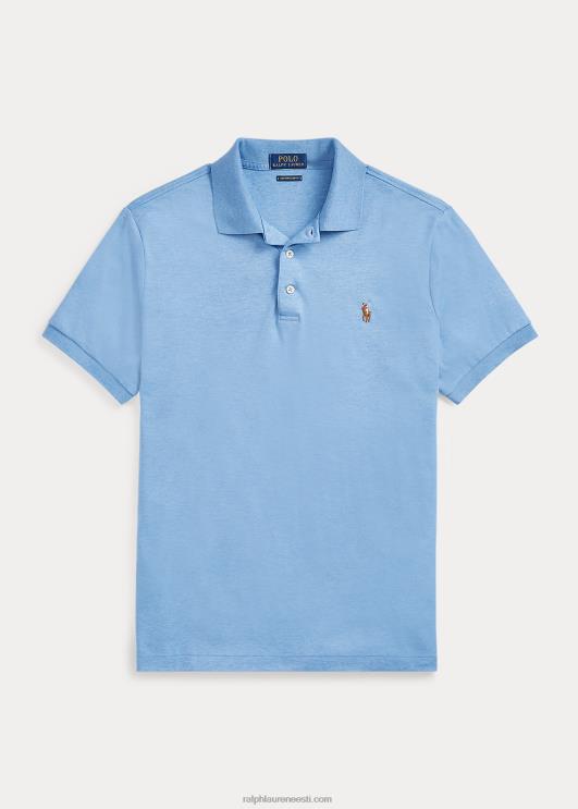 Ralph Lauren mehed pehme puuvillane polosärk – sobib hästi PR0V186 pehme kuninglik kanarbik
