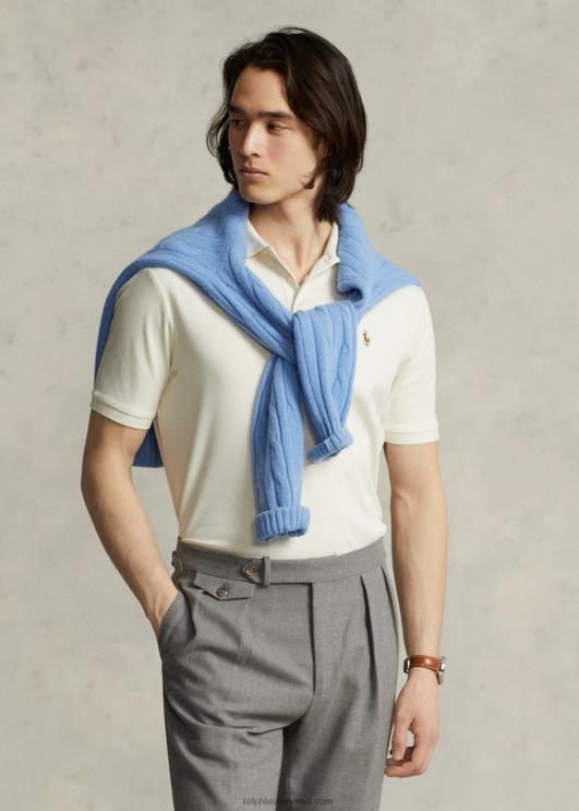 Ralph Lauren mehed pehme puuvillane polosärk – sobib hästi PR0V191 juhend kreem