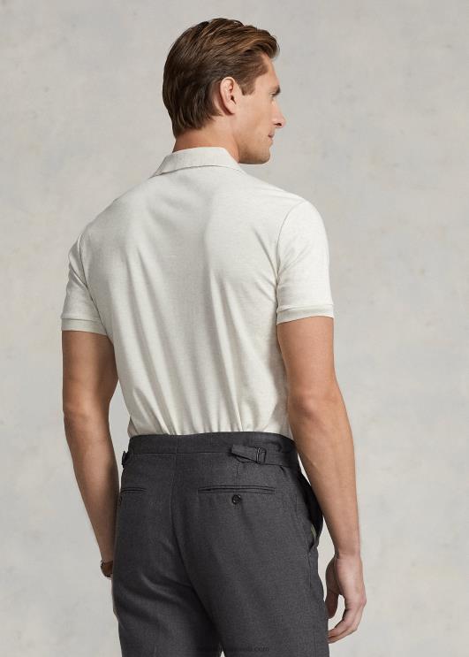 Ralph Lauren mehed pehme puuvillane polosärk – sobib hästi PR0V192 osariik kanarbik