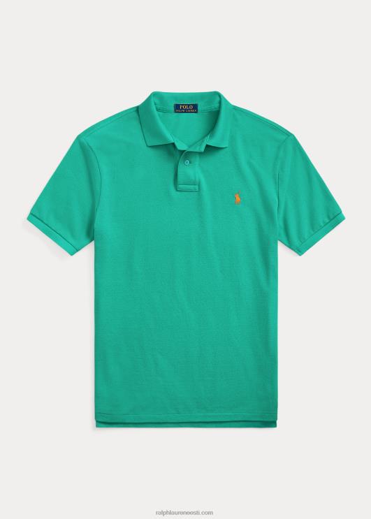 Ralph Lauren mehed slim fit uus võrksärk PR0V28 esmane roheline