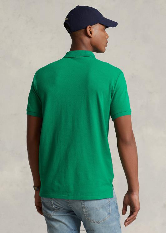 Ralph Lauren mehed slim fit uus võrksärk PR0V28 esmane roheline