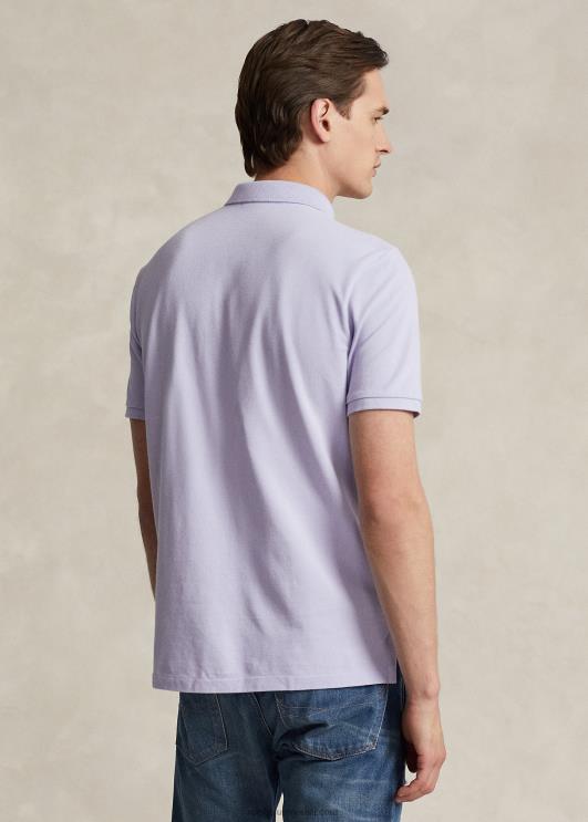 Ralph Lauren mehed slim fit uus võrksärk PR0V33 lill lilla