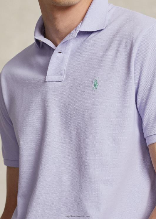 Ralph Lauren mehed slim fit uus võrksärk PR0V33 lill lilla