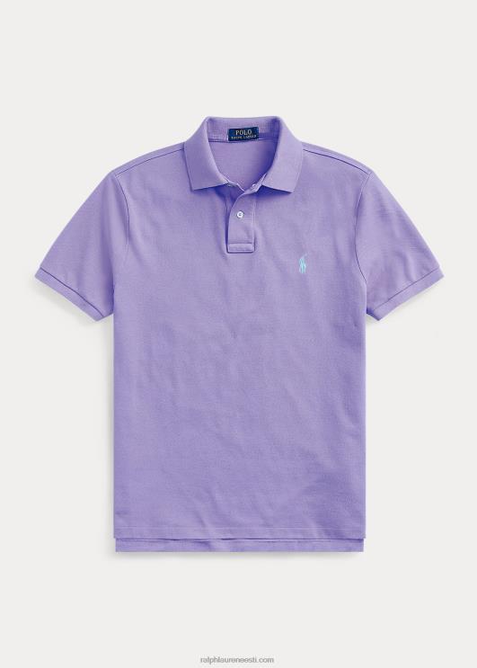 Ralph Lauren mehed slim fit uus võrksärk PR0V34 kaktuse lilla
