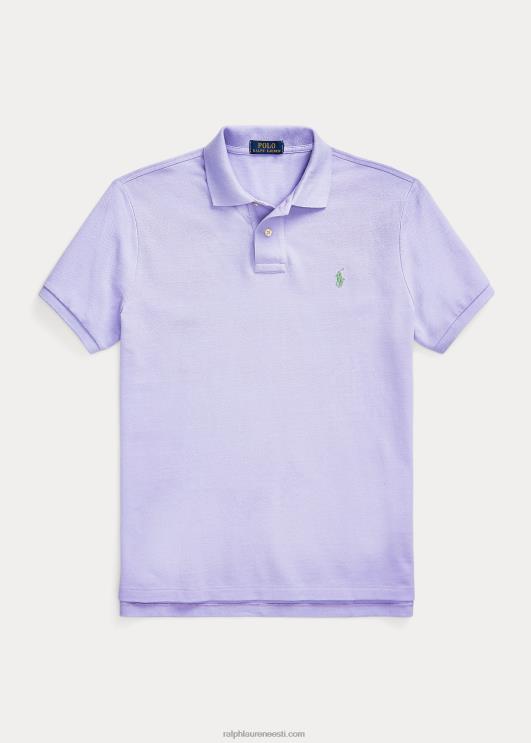 Ralph Lauren mehed slim fit uus võrksärk PR0V35 taeva lavendel