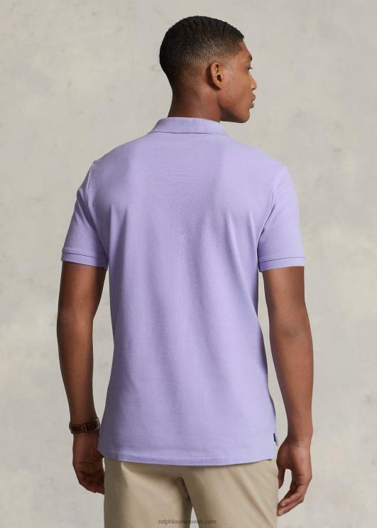 Ralph Lauren mehed slim fit uus võrksärk PR0V35 taeva lavendel