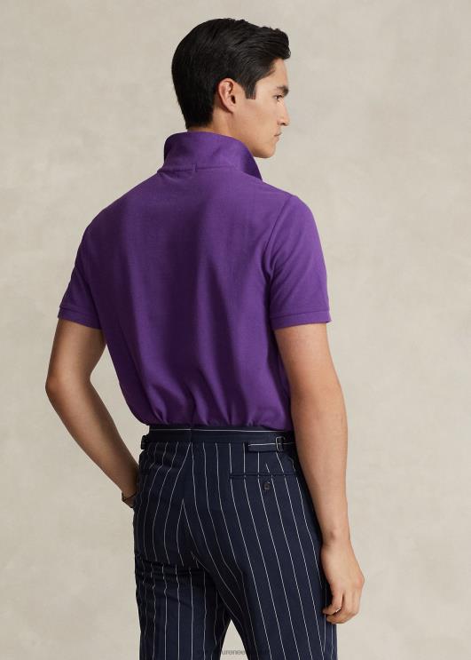 Ralph Lauren mehed slim fit võrgust polosärk PR0V37 paloma lilla/merevägi