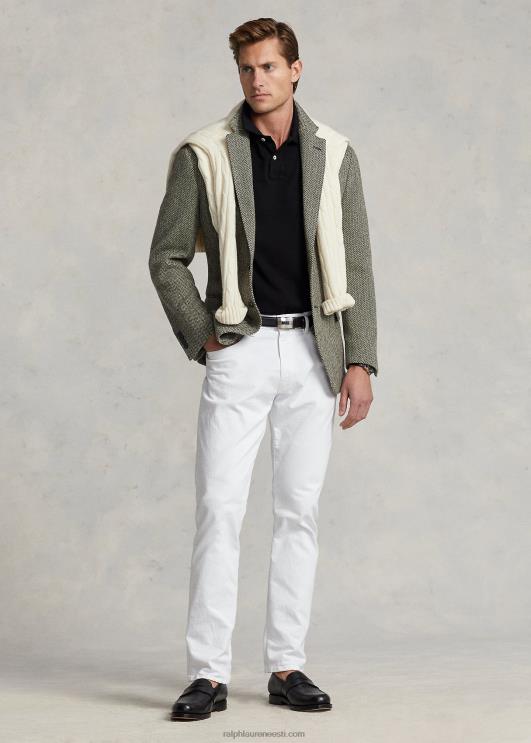 Ralph Lauren mehed slim fit võrgust polosärk PR0V4 must/punane