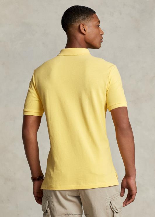 Ralph Lauren mehed slim fit võrgust polosärk PR0V8362 maisi kollane