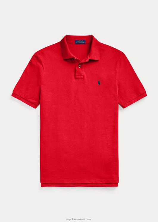 Ralph Lauren mehed slim fit võrgust vabaaja/töötav polosärk PR0V39 2000 rubla punane